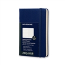 2016 Moleskine Royal Blue Pocket Weekly Notebook 18 Months Hard - Merchandise
