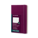 2016 Moleskine Mauve Purple Large Weekly Notebook 18 Months Hard - Merchandise