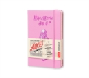Moleskine Alice In Wonderland Limited Edition Pink Hard Ruled Pocket Notebook - Book