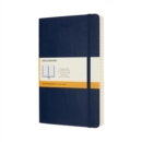 Moleskine Expanded Large Ruled Softcover Notebook : Sapphire Blue - Book