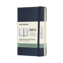 Moleskine 2021 18-Month Weekly Pocket Hardcover Diary : Sapphire Blue - Book