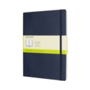 Moleskine Sapphire Blue Extra Large Plain Notebook Soft - Book