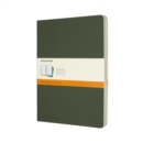 Moleskine Myrtle Green Extra Large Ruled Cahier Journal (set Of 3) - Book
