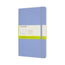 Moleskine Large Plain Softcover Notebook : Hydrangea Blue - Book