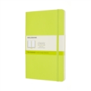 Moleskine Large Plain Softcover Notebook : Lemon Green - Book