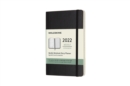 Moleskine 2022 12-Month Weekly Pocket Softcover Notebook : Black - Book
