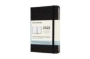 Moleskine 2022 12-Month Monthly Pocket Hardcover Notebook : Black - Book