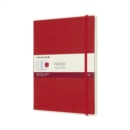 Moleskine Smart Writing Paper Tablet Red Xl Ruled Hard - Book