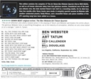 The Ben Webster Art Tatum Quartet - CD
