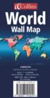 WORLD WALL MAP POL ATL LAM IN - Book