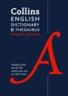 English Pocket Dictionary and Thesaurus : The Perfect Portable Dictionary and Thesaurus - Book