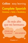 Easy Learning Spanish Complete Grammar, Verbs and Vocabulary (3 books in 1): Trusted support for learning (Collins Easy Learning) - Collins Dictionaries