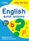 English Quick Quizzes Ages 5-7 : Ideal for Home Learning - Book