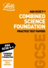 Grade 9-1 GCSE Combined Science Foundation AQA Practice Test Papers : GCSE Grade 9-1 - Book