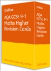 AQA GCSE 9-1 Maths Higher Revision Cards : Ideal for the 2024 and 2025 Exams - Book