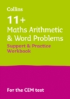 11+ Maths Arithmetic and Word Problems Support and Practice Workbook : For the 2024 Cem Tests - Book