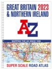 Great Britain A-Z Super Scale Road Atlas 2023 (A3 Spiral) - Book