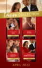 The Desire Collection April 2022 : Staking a Claim (Texas Cattleman's Club: Ranchers and Rivals) / Lost and Found Heir / Montana Legacy / One Night Expectations - eBook
