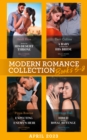 Modern Romance April 2023 Books 5-8 : Stolen for His Desert Throne / a Baby to Make Her His Bride / Expecting Her Enemy's Heir / Hired for His Royal Revenge - eBook