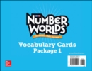 Number Worlds Levels A-E, Vocabulary Cards - Book