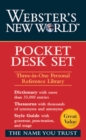 Webster's New Worldo Pocket Desk Set - Book