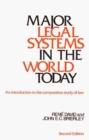 Major Legal Systems in the World Today : An Introduction to the Comparative Study of Law - Book