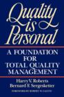 Quality Is Personal : A Foundation For Total Quality Management - Book