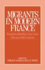 Migrants in Modern France - Book