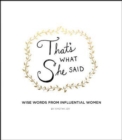 That's What She Said - Book
