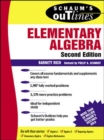 Schaum's Outline of Elementary Algebra - Book