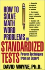 How To Solve Math Word Problems On Standardized Tests - Book