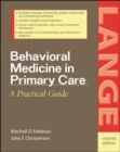 Behavioral Medicine in Primary Care - Book