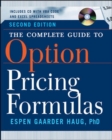 The Complete Guide to Option Pricing Formulas - Book