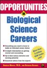 Opportunities in Biological Science Careers - eBook