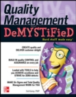 Quality Management Demystified - Book