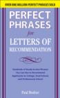 Perfect Phrases for Letters of Recommendation - eBook
