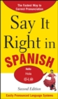 Say It Right in Spanish - Book
