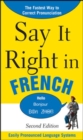 Say It Right in French - Book
