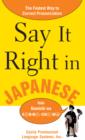 Say It Right In Japanese - eBook