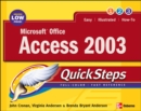 Microsoft Office Access 2003 QuickSteps - Book
