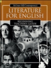 Literature for English Beginning, Teacher's Guide' - Book
