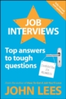 Job Interviews: Top Answers to Tough Questions - Book
