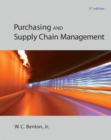 Purchasing and Supply Chain Management - Book