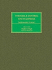 Systems and Control Encyclopedia Supplementary Volume 1 - Book