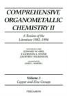Comprehensive Organometallic Chemistry II, Volume 3 : Copper and Zinc Groups - Book