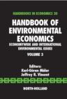 Handbook of Environmental Economics : Economywide and International Environmental Issues - eBook