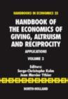 Handbook of the Economics of Giving, Altruism and Reciprocity : Applications - eBook