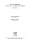 Krylov Solvers for Linear Algebraic Systems : Krylov Solvers - eBook