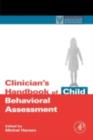 Clinician's Handbook of Child Behavioral Assessment - eBook