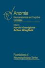 Anomia : Neuroanatomical and Cognitive Correlates - eBook